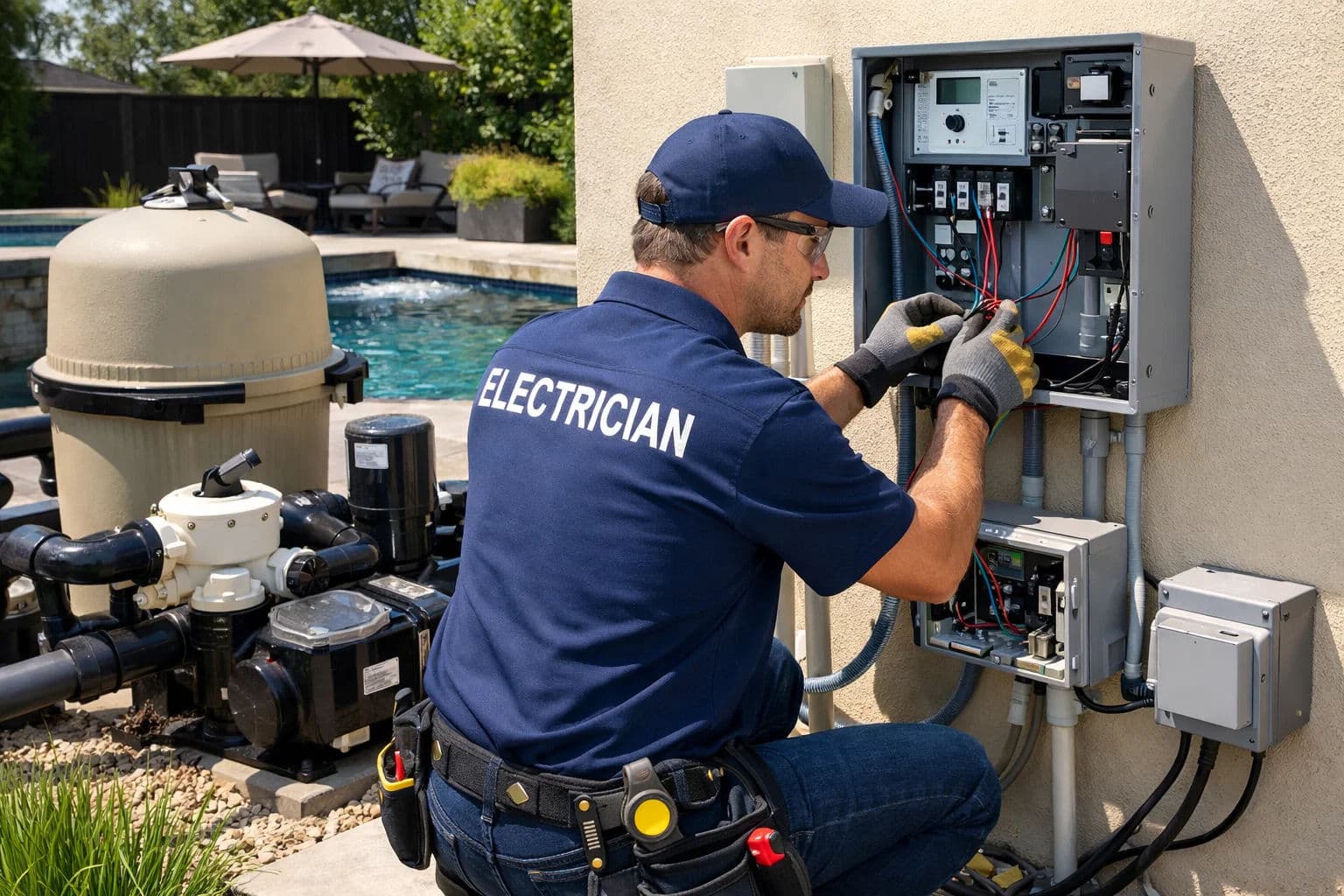 Pool, Spa, & Hot Tub Electrical Wiring image