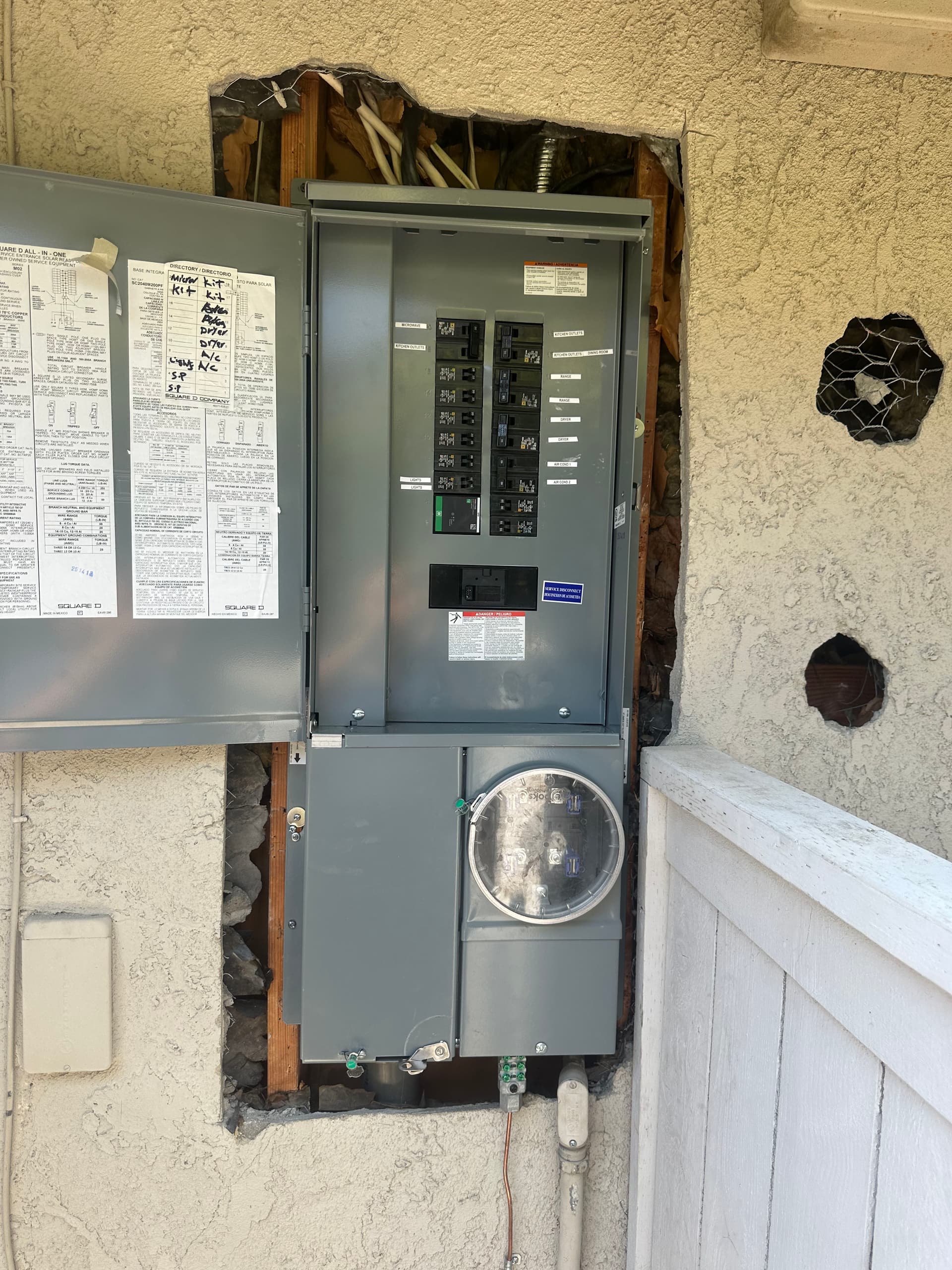 Electrical Upgrade and Car Charger Installation