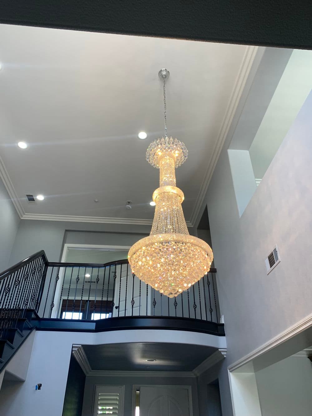 Chandelier Installation image